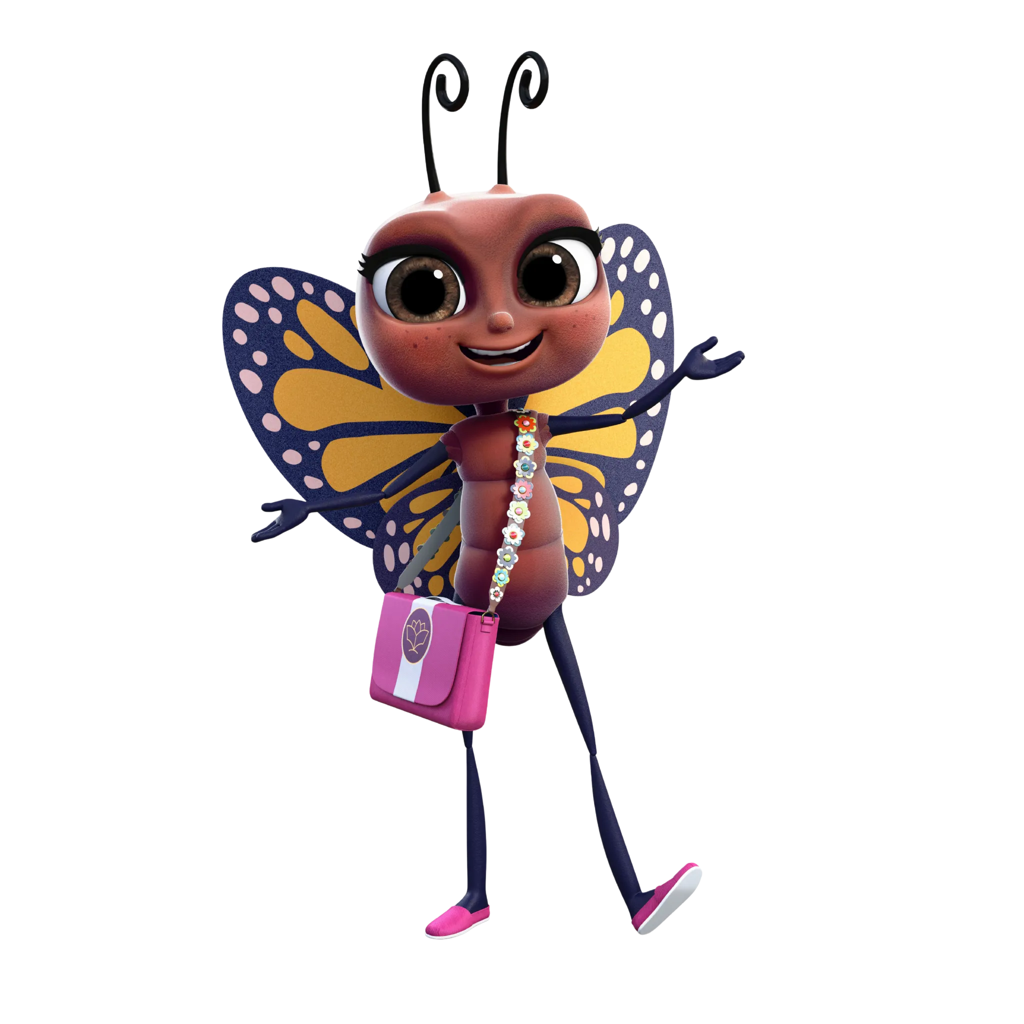 Sofia the Butterfly Mascot